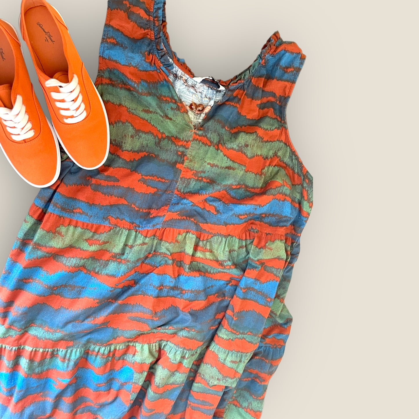 Sleeveless Floor-Length Casual Dress