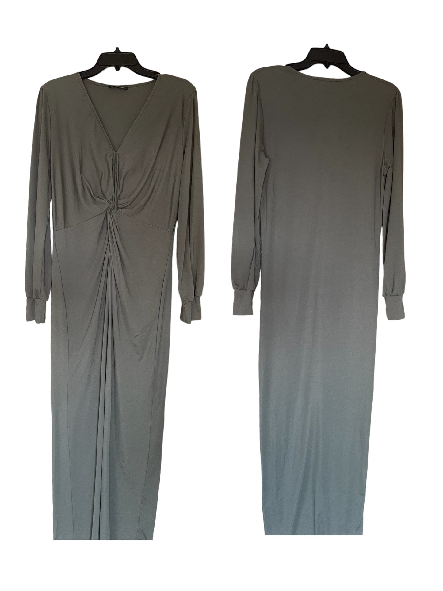 Elegant Olive Green Maxi Dress
