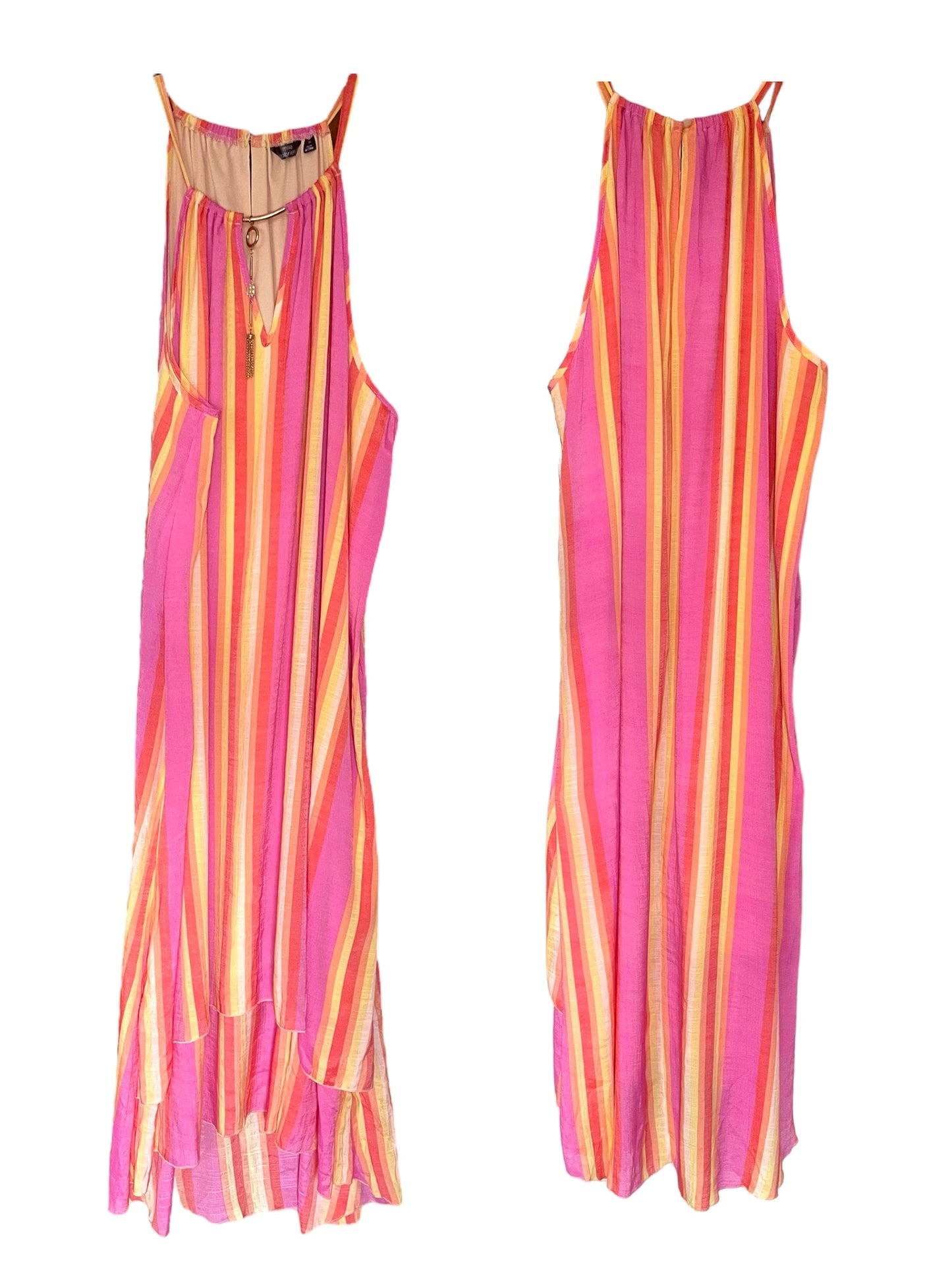 Sleeveless Striped Dress