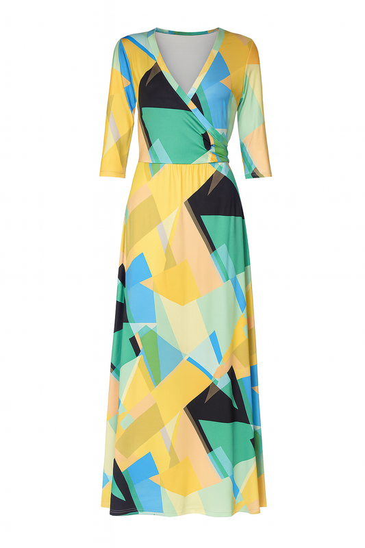 Geometric Pattern Dress